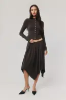 Stimbase Jolie Asymmetrical Midi Skirt