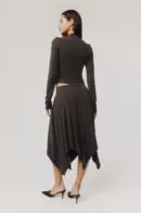 Stimbase Jolie Asymmetrical Midi Skirt